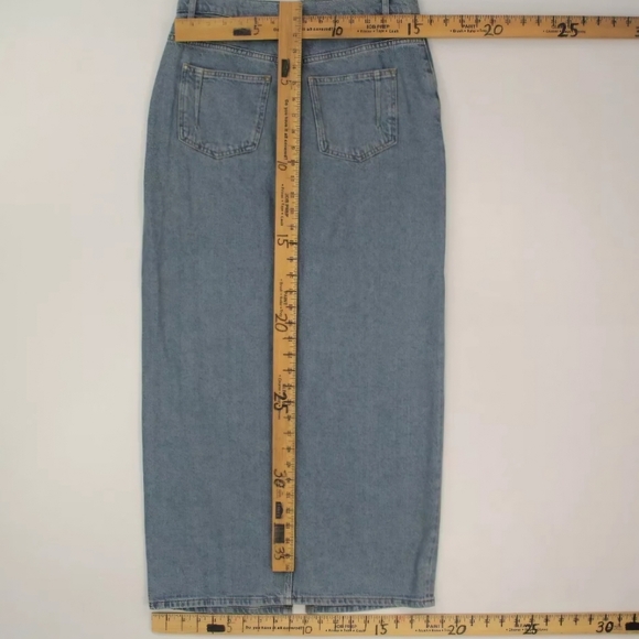 Derek Lam 10 Crosby Women's Sutton Vintage Long Denim Skirt Size 28 $295 NWT - Picture 9 of 9